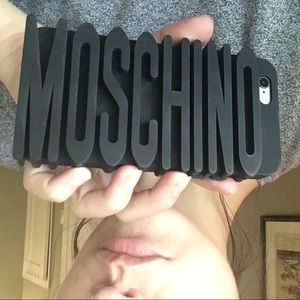 MOSCHINO IPHONE 6/6S CASE BLACK